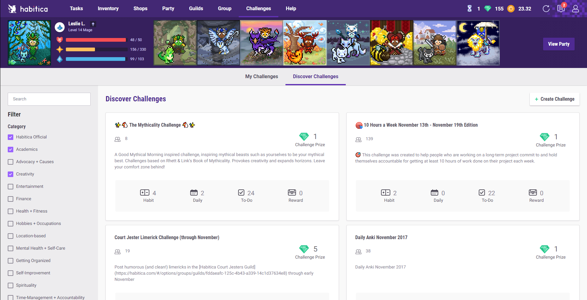 Habitica - Gamify Your Life
